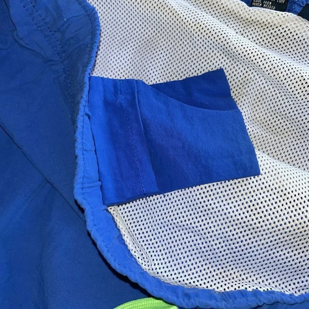 Polo By Ralph Lauren Swim‎ Trunks Shorts Mens Sz L Royal Blue Cargo Pocket Lined
